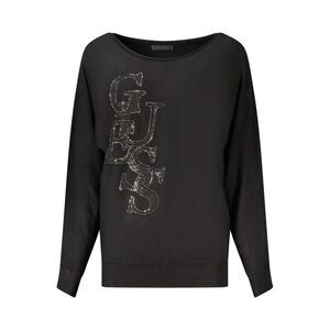 Guess Jeans Black Viscose Women's Sweatshirt